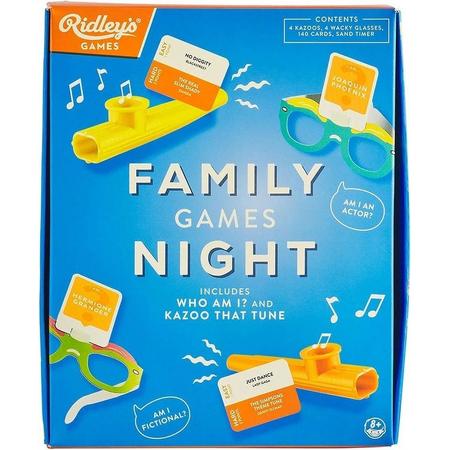 Ridleys Games Kaartspel Family Games Night Set Papier Blauw